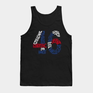 Joe Biden 2020 46 - My President in Red, White and Blue Retro Lettering Tank Top